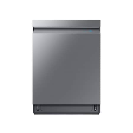 Samsung Smart Linear Wash 39dBA Stainless Steel Dishwasher with AquaBlast Technology and AutoRelease Door DW80R9950US